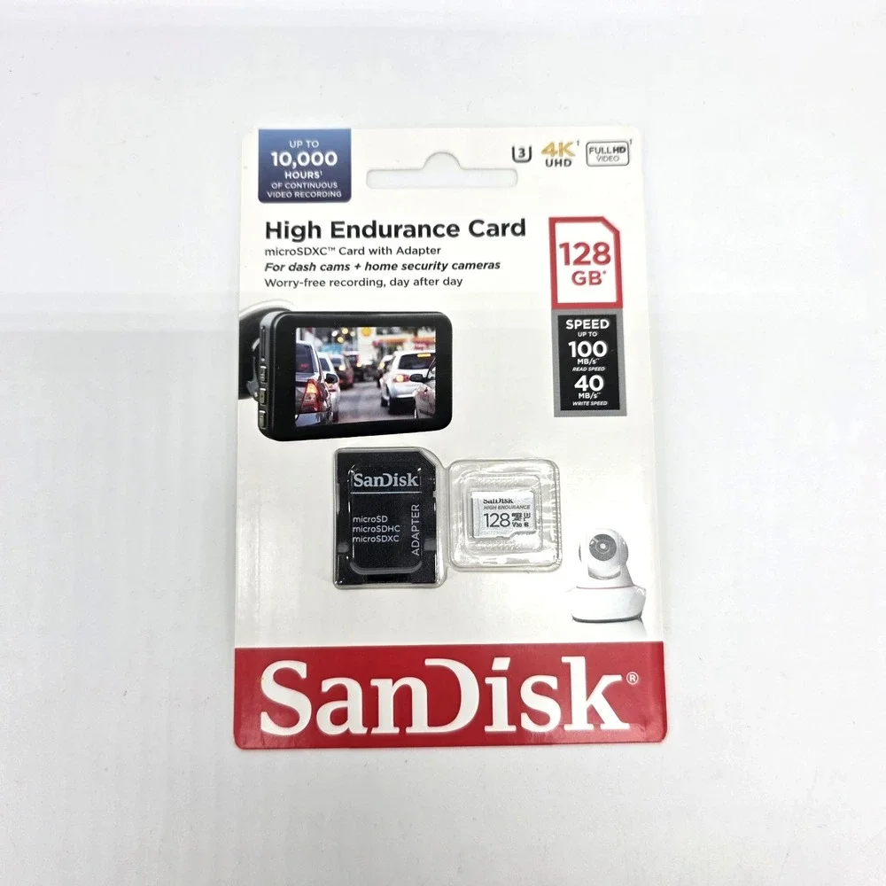 Sandisk‎ 128GB High Endurance MicroSD Card SDSQQNR-128G Security Cam Dash Cam